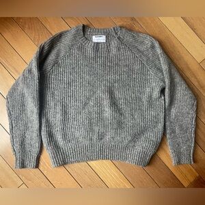 Old Navy Cozy Ribbed Knit Sweater – Gray – Women’s XS